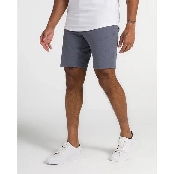 BYLT Kinetic Shorts Men’s L 32x9 Iron Performance Chino Casual Zip Side Pocket - Picture 9 of 13